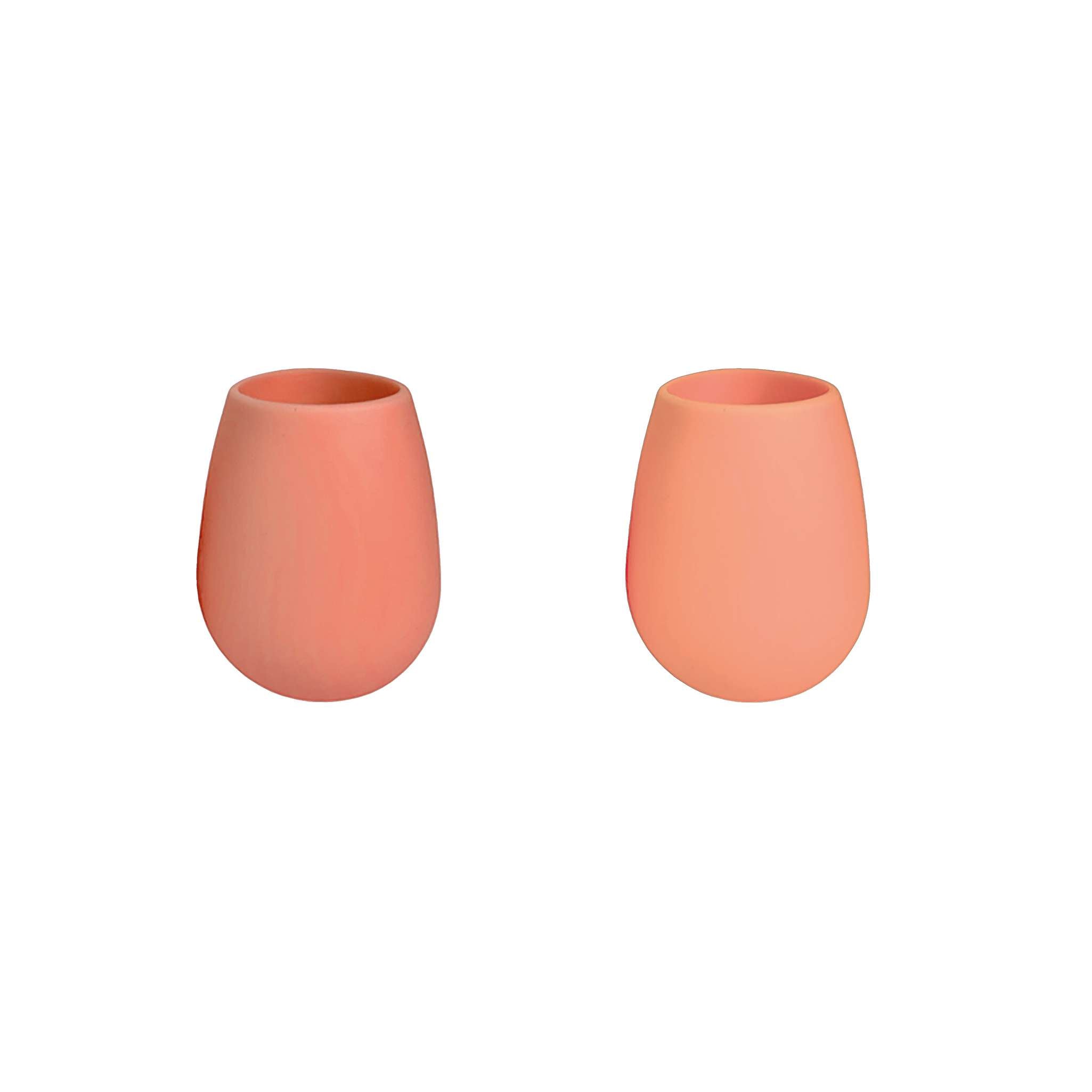 PORTER GREEN – FEGG WATER GLASSES 350ML IN SILICONE - TERRA & PEACH